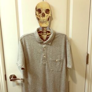 J. Crew Men’s S Gray Polo Shirt